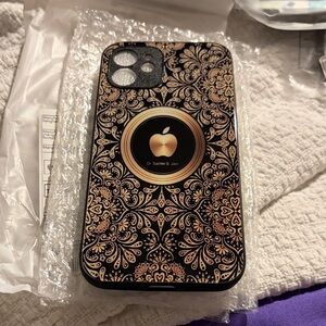 Elegant Black and Gold Phone Case IPhone 12